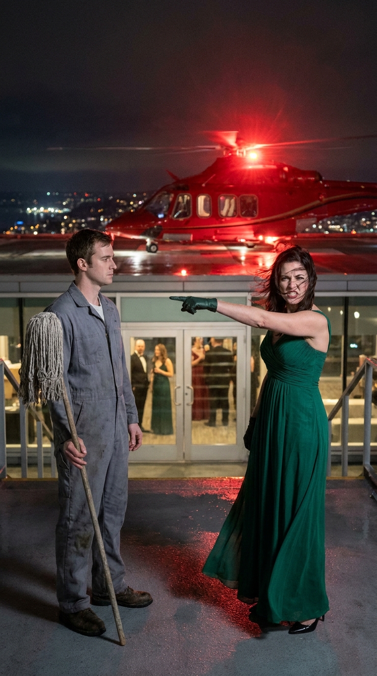 “Fly This Helicopter and I’ll Marry You,” CEO Mocked — Then the Janitor Single Dad Took Off