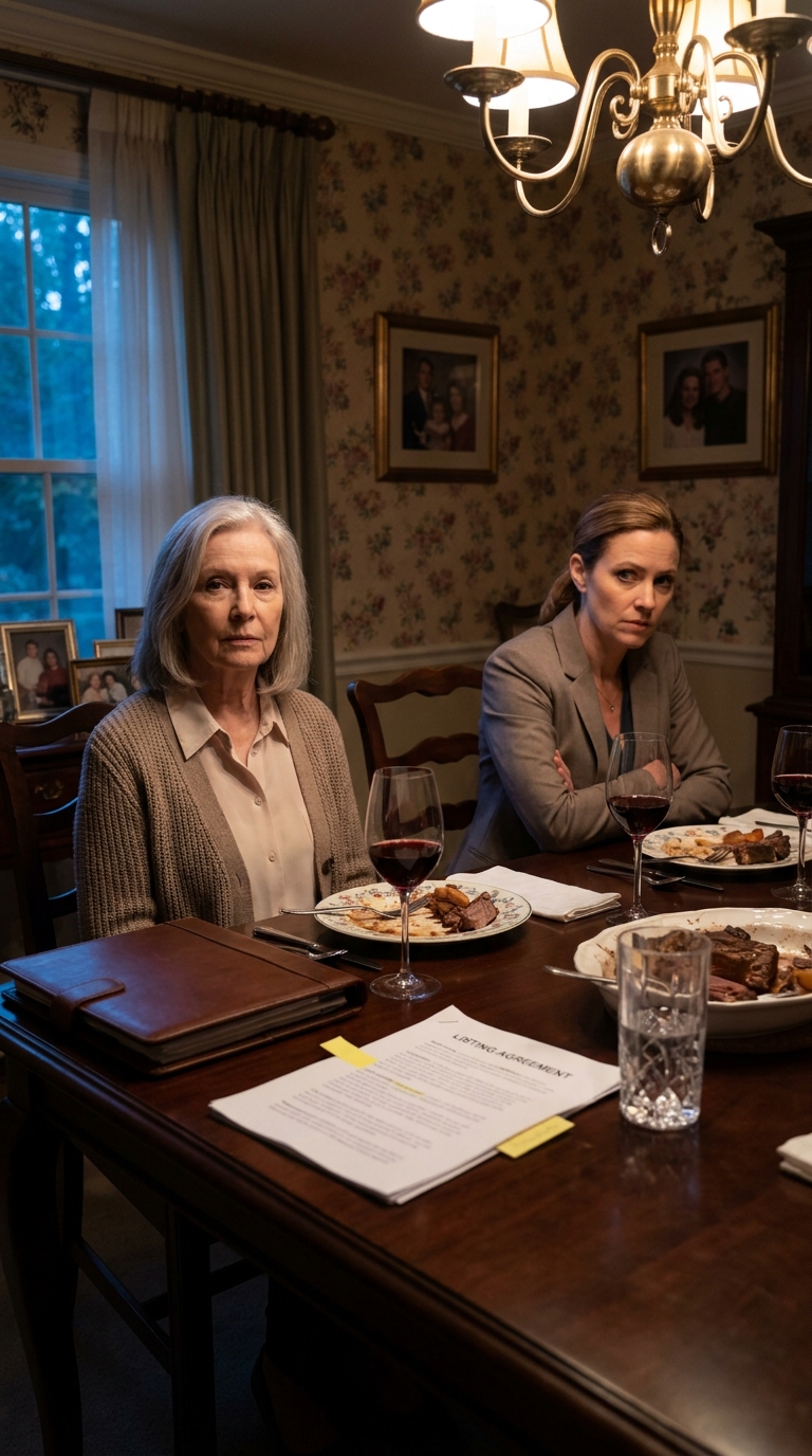 My Three Kids Voted to Sell My House at Sunday Dinner. They Forgot I Still Owned the Pen.