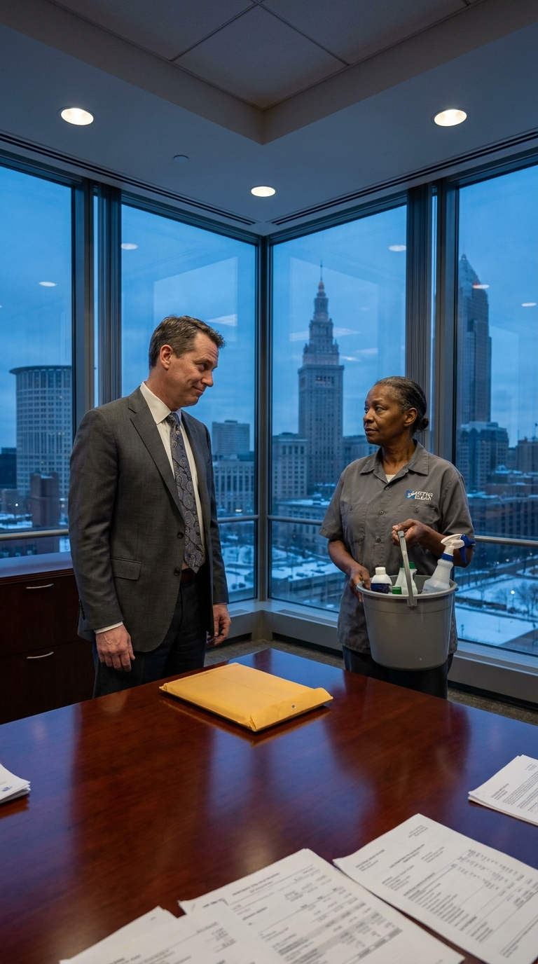 I Cleaned Their Offices for 20 Years. At the Christmas Party, I Fired the CEO.